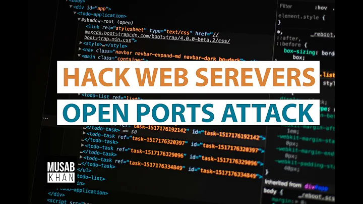 Web Server Testing - Open Ports & Services