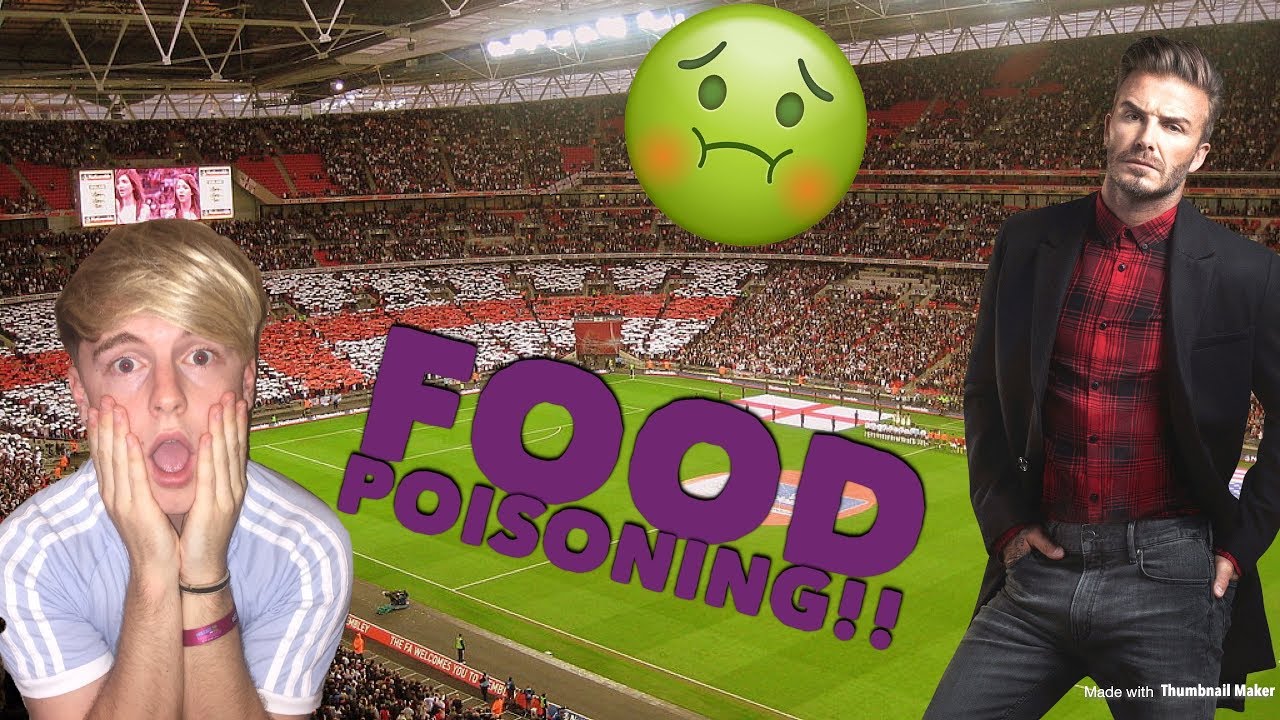 FOOD POISONING WITH DAVID BECKHAM!! 🤢 *WARNING - VOMIT ALERT!!* 😷