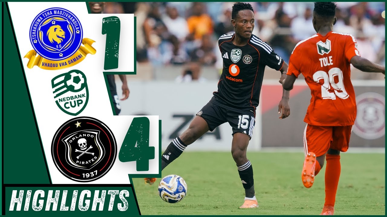 Tshakhuma Tsha Madzivhandila vs Orlando Pirates All Goals & Extended Highlights | Netbank Cup