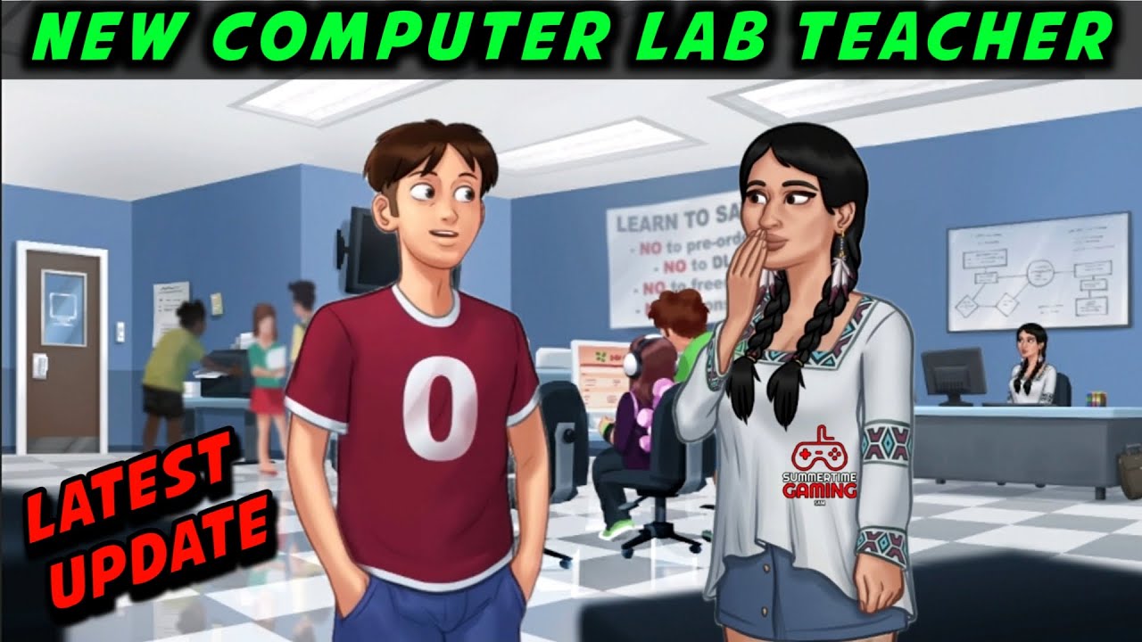 New Computer Lab Teacher In Summertime Saga 🔥 New Character In Summertime Saga Latest Version