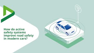 How do active safety systems improve road safety in modern cars