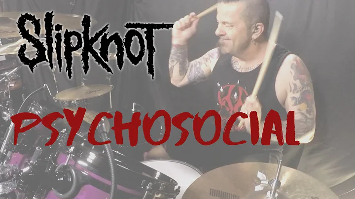 Slipknot - PSYCHOSOCIAL drum cover Jim Chaffin