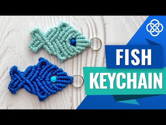 A DIY Macrame Keychain Tutorial: Easy and Beginner-friendly - Fish & Bull