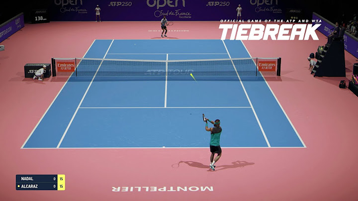 TIEBREAK - Carlos Alcaraz Vs Rafael Nadal I Montpellier Open I Legendary AI (PS5)