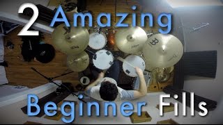 2 Amazing Beginner Drum Fills - Beginner Drum Lesson | Drum Beats Online