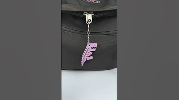 Flexi Rex Keychain #3dprint #cool3dprints #3dprinting #satisfying #asmr #dinosaur #3dprintedflexi