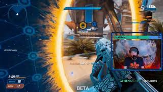 splitgate dark angels gameplay. From my Twitch stream!