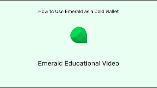 How to Use Emerald as a Cold Wallet screenshot 2