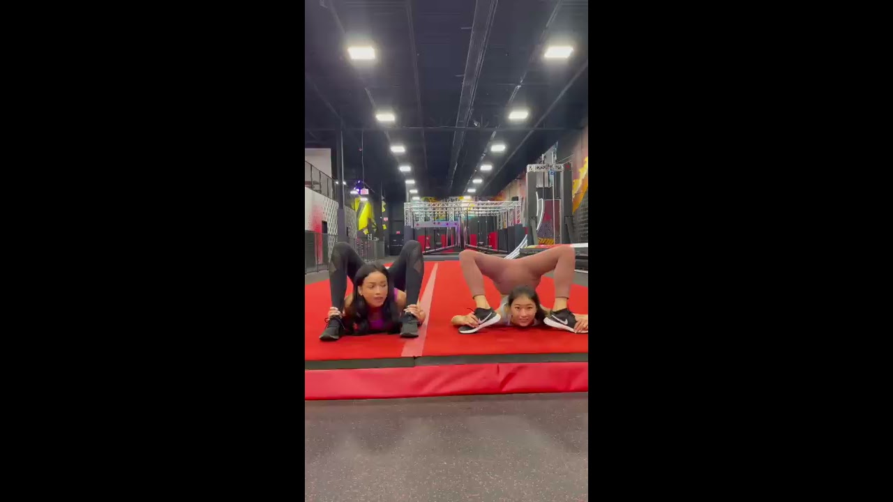 Life Hack For A Flexible Back May Require Friend Shorts