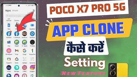 Poco X7 Pro 5g Clone Apps Setting | how to dual Apps In Poco x7 pro 5g