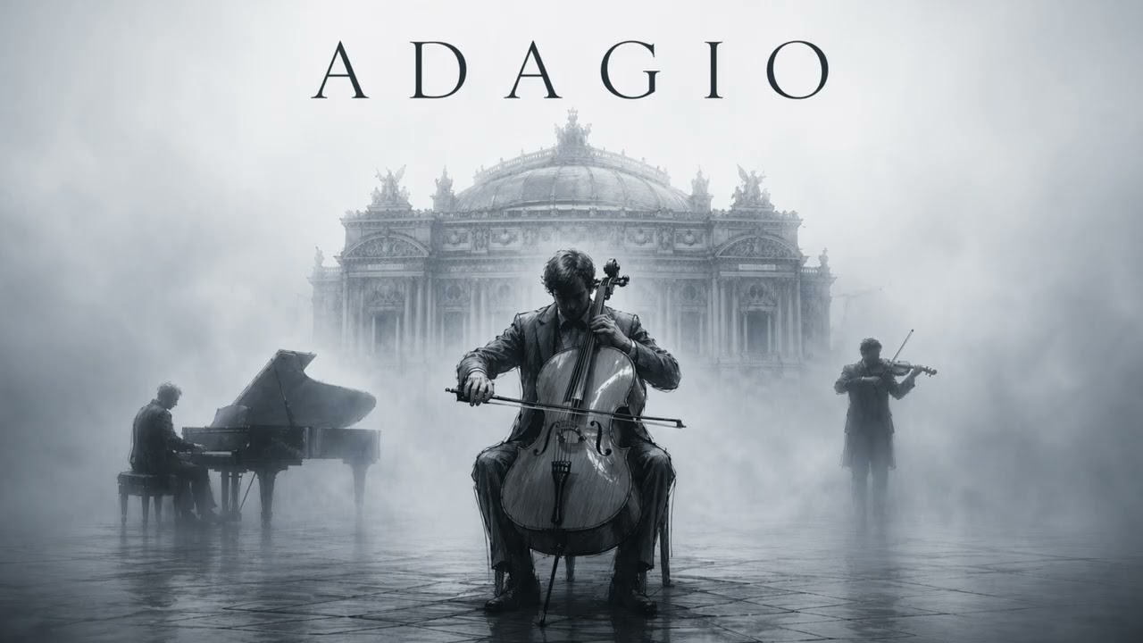 Adagio (Cello, Piano, Violin) - Beautiful Relaxing Classical Music