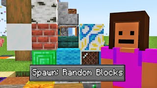 Minecraft, But Every Block You Look At Randomizes