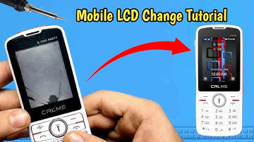 E1000 Party Mobile LCD Replacement || How to fix a broken LCD || CALME Mobile LCD