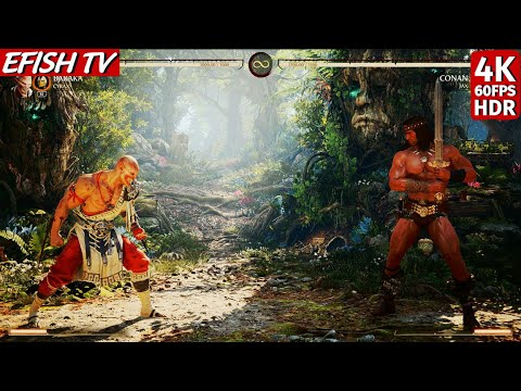 Baraka vs Conan (Hardest AI) - Mortal Kombat 1