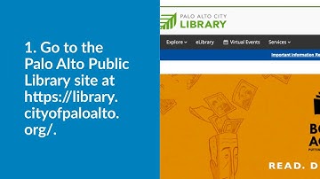 Reset your Palo Alto Public Library PIN