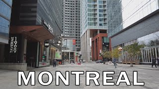 Montreal, Quebec - Walk in Downtown to Centre Bell - November 2023