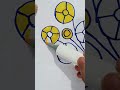 Marker Coloring 💛😍 #shorts #youtubeshorts #art #drawing #coloring #markers