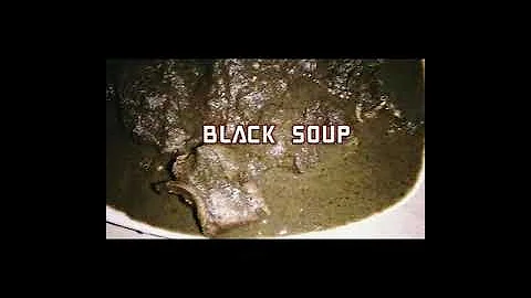 How to prepare Edo black soup.