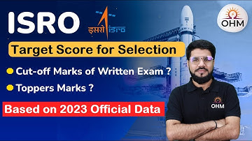 ISRO 2025: Target Score, Cutoff & Topper Marks [Based on 2023 Official Data] #isro #gate2026