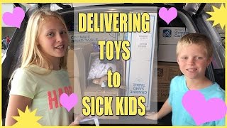 Delivering New Toys to Sick Kids at Levine Children's Hospital!