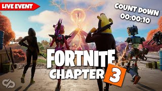 🔴 FORTNITE CHAPTER 3 LIVE COUNTDOWN!! + BATTLEPASS GIVEAWAY!! 🔴