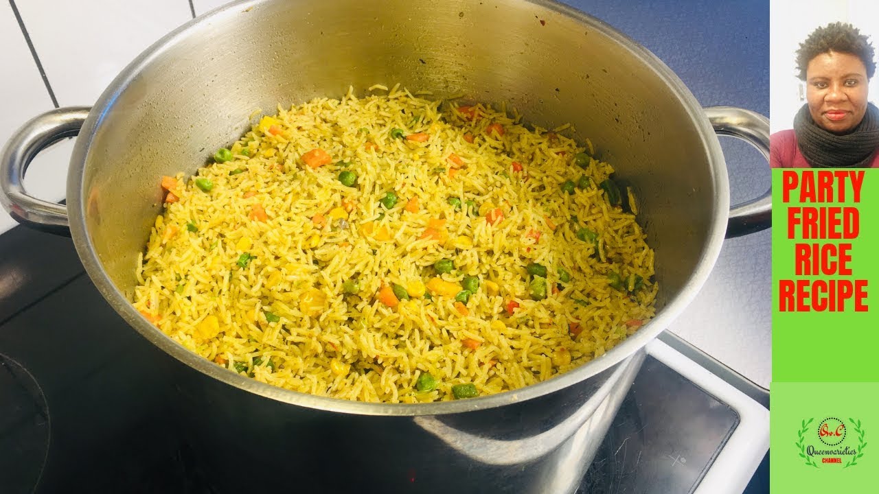 ✅ PARTY FRIED RICE RECIPE:EASY STEP BY STEP GUIDE FOR BEGINNERS