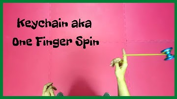 How to yo-yo|Learn to yoyo|Keychain aka One Finger Spin|by Infinite Tutorials