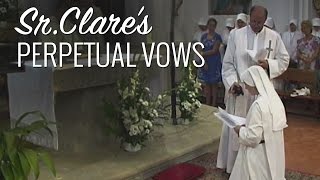 Sr. Clare Crockett's Perpetual Vows - September 8th, 2010