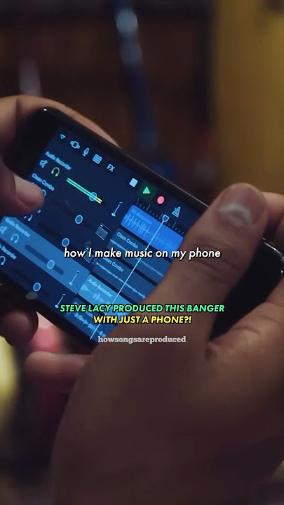 STEVE LACY PRODUCED THIS BANGER WITH JUST A PHONE?! #stevelacy