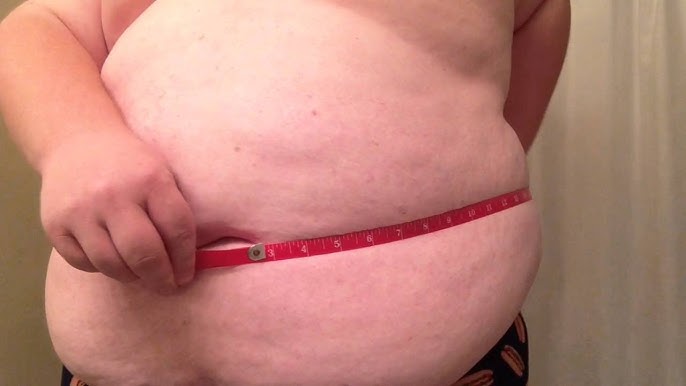 Fat Teen Measuring Belly - YouTube
