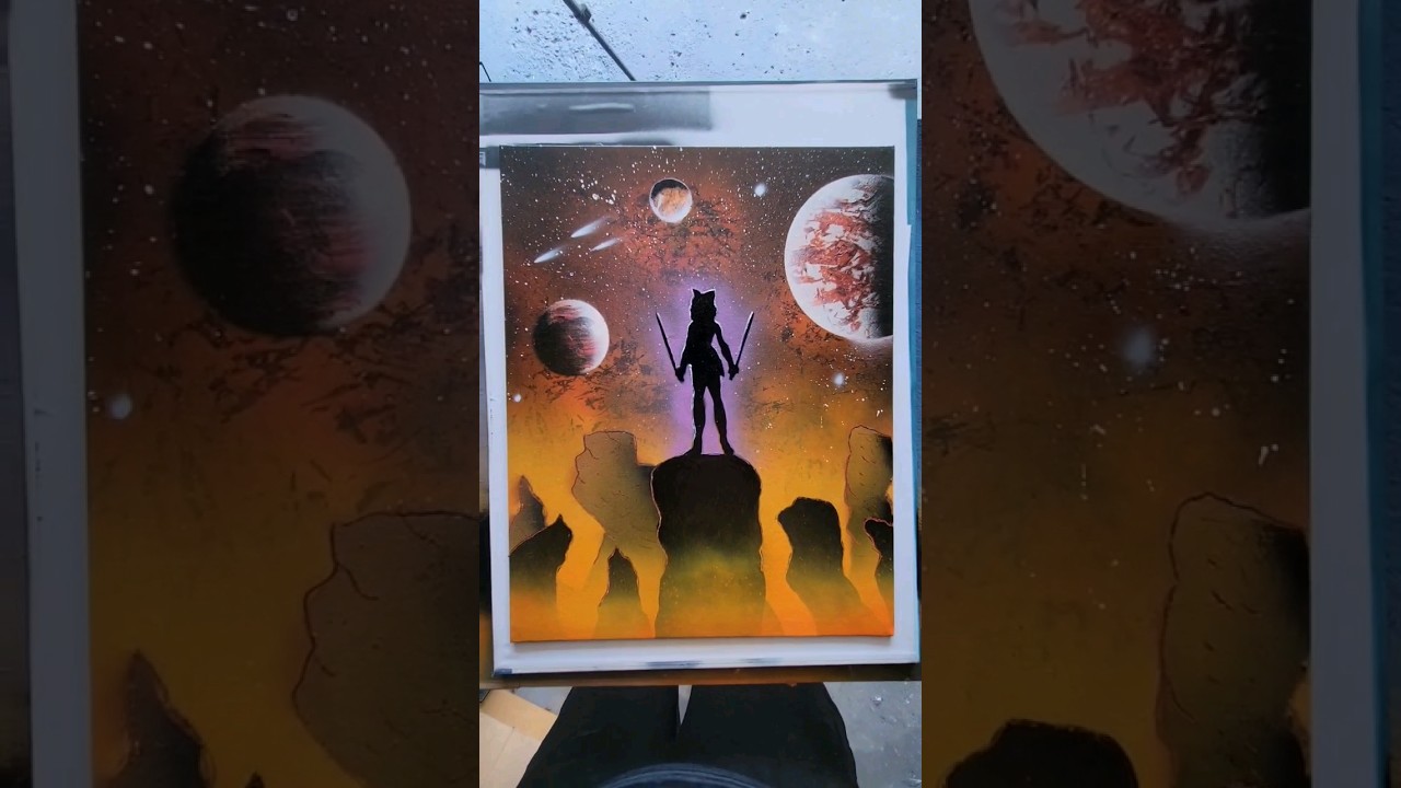 Star Wars: Ahsoka Spray Painting 