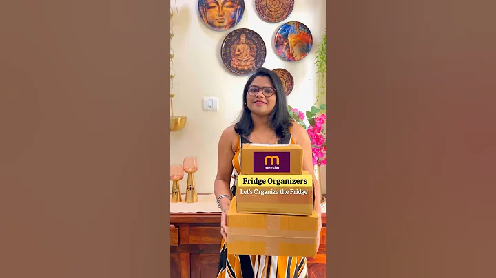 Meesho Fridge organizers ✨ #meeshofinds #meeshohaul #fridgeorganizationideas #fridgeorganization