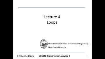 4 4 Loops for loop and common errors