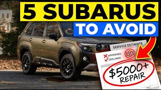 Never Buy These 5 Used Subaru Models (The Hidden Problems They Don't Tell You About)