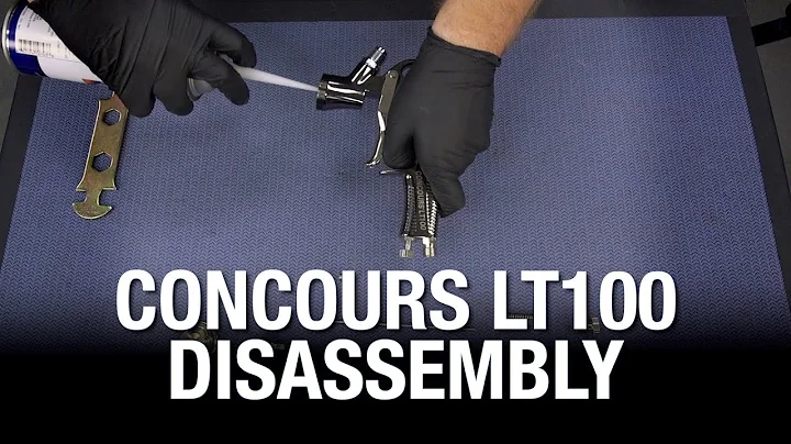 How-To Disassemble the CONCOURS LT100 HVLP Paint Gun for Cleaning or Service - Eastwood