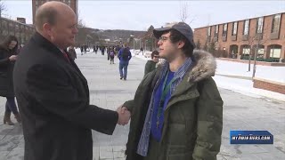 Tom Reed visits Binghamton University following the November Art Laffer incident