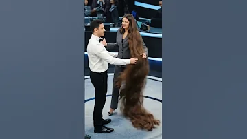 شوفوا هذا المذيعه شعرها شحال طويل المغرب اكسبلور اعراس 