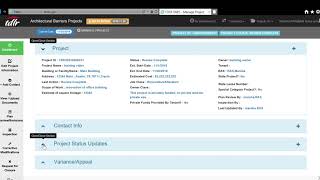 Texas Architectural Barriers online System (TABS): Individual Project Management