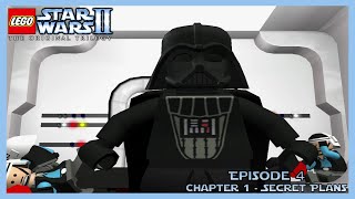 Lego Star Wars II: The Original Trilogy - Episode 4 - Chapter 1 - Secret Plans - (PS2)