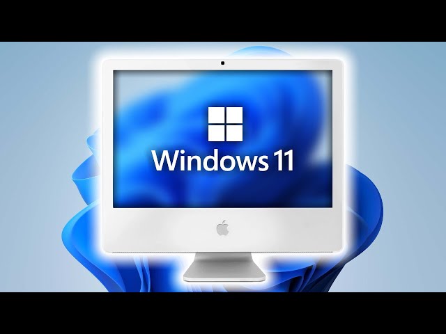 Windows 11 on Late 2006 iMac - YouTube