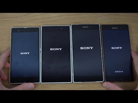 Sony Xperia Z3 vs. Sony Xperia Z2 vs. Sony Xperia Z1 vs. Sony Xperia Z - Which Is Faster? (4K)