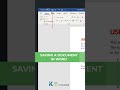 Master Saving Documents & Creating Equations in Word | Beginner's Tutorial 🔑