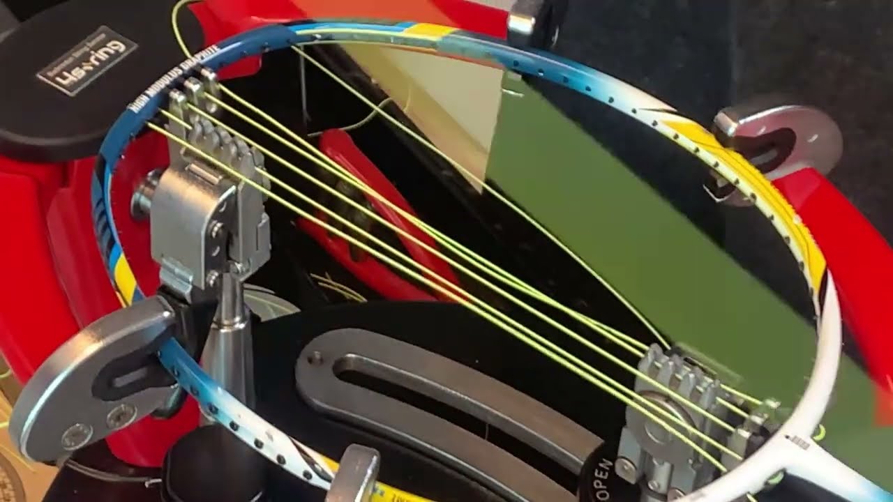 [라이브]부산 사상구 배드민턴 스트링 4매듭