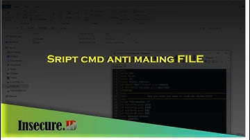 Cara menyembunyikan file di windows menggunakan script cmd