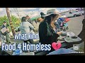 Feeding my homeless with my foodthey was surprised  what that food sharing mealsacts of kindness