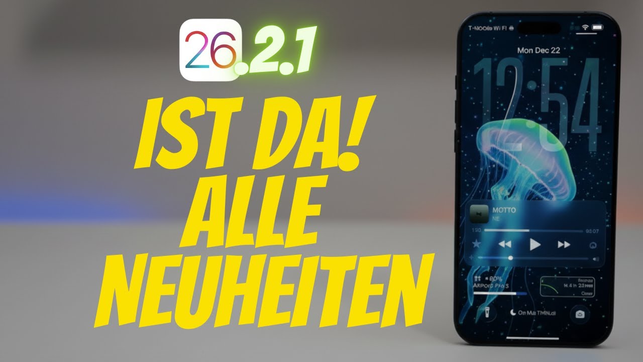 iOS 26.2.1 IST DA! 🔥 AirTag 2, Fehlerbehebungen und was sich WIRKLICH auf dem iPhone ändert