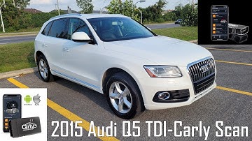 Carly Scan on a 2015 Audi Q5 TDI