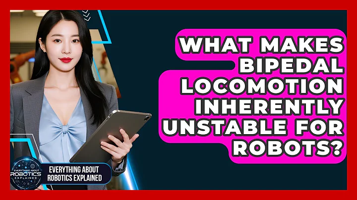 What Makes Bipedal Locomotion Inherently Unstable For Robots? - Everything About Robotics Explained