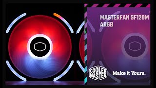 Cooler Master MasterFan SF120M ARGB -  Unboxing & Demo