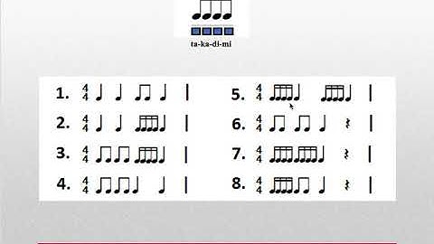 Music 265: rhythm practice takadimi